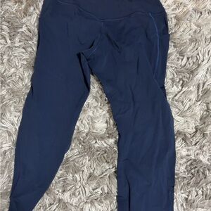 Like new! Women’s lululemon navy leggings!